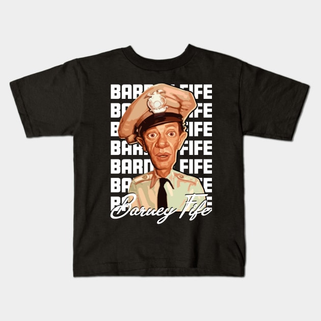 Barney's Hilarious Antics The Barney Fife Comedy Central Shirt Kids T-Shirt by Zombie Girlshop